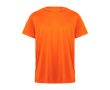 T-shirt technique en polyester 135 g/m² Roly Direct Daytona couleur orange fluorescent