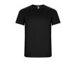 T-shirt technique en tissu recyclé 135 g/m² Roly Direct Imola  couleur noir