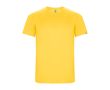 T-shirt technique en tissu recyclé 135 g/m² Roly Direct Imola  couleur jaune