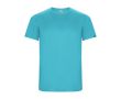 T-shirt technique en tissu recyclé 135 g/m² Roly Direct Imola  couleur turquoise
