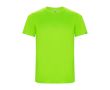 T-shirt technique en tissu recyclé 135 g/m² Roly Direct Imola  couleur vert fluorescent
