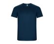 T-shirt technique en tissu recyclé 135 g/m² Roly Direct Imola  couleur bleu marine
