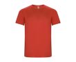 T-shirt technique en tissu recyclé 135 g/m² Roly Direct Imola  couleur rouge