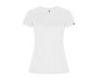 T-shirt en polyester recyclé pour femme 135 g/m² Roly Direct Imola  couleur blanc