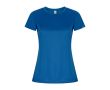 T-shirt en polyester recyclé pour femme 135 g/m² Roly Direct Imola  couleur bleu roi