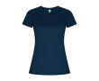 T-shirt en polyester recyclé pour femme 135 g/m² Roly Direct Imola  couleur bleu marine
