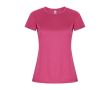 T-shirt en polyester recyclé pour femme 135 g/m² Roly Direct Imola  couleur rose