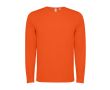 T-shirt à manches longues 125 g/m² Roly Direct Estoril L/S  couleur orange foncé