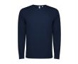 T-shirt à manches longues 125 g/m² Roly Direct Estoril L/S  couleur bleu marine
