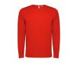 T-shirt à manches longues 125 g/m² Roly Direct Estoril L/S  couleur rouge