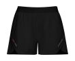 Short en polyester respirant pour femme, 110 g/m², Roly Direct Stratos couleur noir