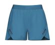 Short en polyester respirant pour femme, 110 g/m², Roly Direct Stratos couleur bleu gris