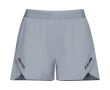 Short en polyester respirant pour femme, 110 g/m², Roly Direct Stratos couleur gris