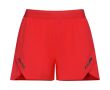 Short en polyester respirant pour femme, 110 g/m², Roly Direct Stratos couleur rouge