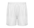 Pantalon de sport court 140 g/m² Roly Direct Player  couleur blanc