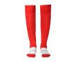 Chaussettes sport en polyester Roly Direct Soccer  couleur rouge