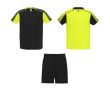 Ensemble unisexe 2 t-shirts et 1 short 140 g/m² Roly Direct Juve couleur jaune clair