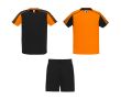 Ensemble unisexe 2 t-shirts et 1 short 140 g/m² Roly Direct Juve couleur orange foncé