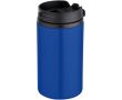 Gobelet isotherme en inox recyclé avec couvercle rotatif 250 ml couleur bleu roi