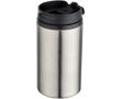 Gobelet isotherme en inox recyclé avec couvercle rotatif 250 ml couleur argenté mat
