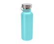 Bouteille en acier inoxydable recyclé idéale pour l’eau 500 ml couleur turquoise