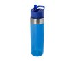Gourde de sport en tritan avec bec verseur 650 ml couleur bleu