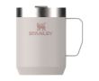 Tasse de camping en acier inoxydable recyclé 236 ml Stanley Everyday couleur rose clair 