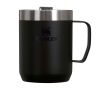 Tasse de camping en acier inoxydable recyclé 236 ml Stanley Everyday couleur noir