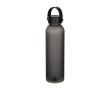 Gourde en plastique recyclé avec anse en silicone 630 ml couleur noir