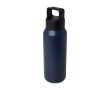 Bouteille en inox recyclé adaptée aux boissons gazeuses 600 ml couleur bleu marine