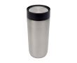 Thermos en acier inoxydable avec ouverture par bouton poussoir 350ml couleur argenté