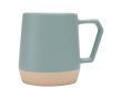 Tasse en céramique avec finition mate et base non émaillée 300 ml couleur bleu pastel