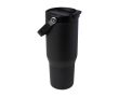 Gobelet en inox recyclé avec couvercle à double fonction 900 ml couleur noir
