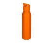Gourde en acier inoxydable recyclé simple paroi 650 ml couleur orange
