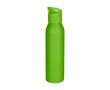 Gourde en acier inoxydable recyclé simple paroi 650 ml couleur vert fluorescent