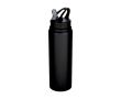 Gourde en acier inoxydable recyclé simple paroi 800 ml couleur noir