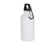 Bouteille mate en acier inoxydable recyclé simple paroi 400 ml couleur blanc