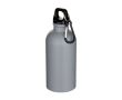 Bouteille mate en acier inoxydable recyclé simple paroi 400 ml couleur gris