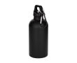 Bouteille mate en acier inoxydable recyclé simple paroi 400 ml couleur noir