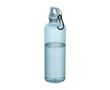 Gourde légère en plastique recyclé avec mousqueton 750 ml couleur turquoise