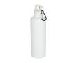 Gourde légère en plastique recyclé avec mousqueton 750 ml couleur blanc