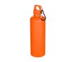 Gourde légère en plastique recyclé avec mousqueton 750 ml couleur orange