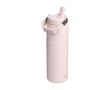 Bouteille en inox recyclé avec paille 700 ml Stanley IceFlow™ 2.0 couleur rose clair