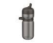 Gourde de sport en plastique avec couvercle et paille 600 ml Mepal couleur noir