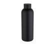 Gourde en acier inoxydable recyclé finition mate 750 ml couleur noir