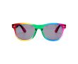 Lunettes de soleil rétro aux couleurs arc-en-ciel UV400 couleur multicolore