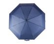 Parapluie pliant automatique en RPET 190T à 8 panneaux Ø98 couleur bleu