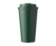 Mug en plastique avec couvercle à vis et ouverture pour boire 475ml couleur vert