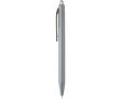 Stylo en plastique recyclé double injection encre bleue couleur gris