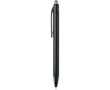Stylo en plastique recyclé double injection encre bleue couleur noir